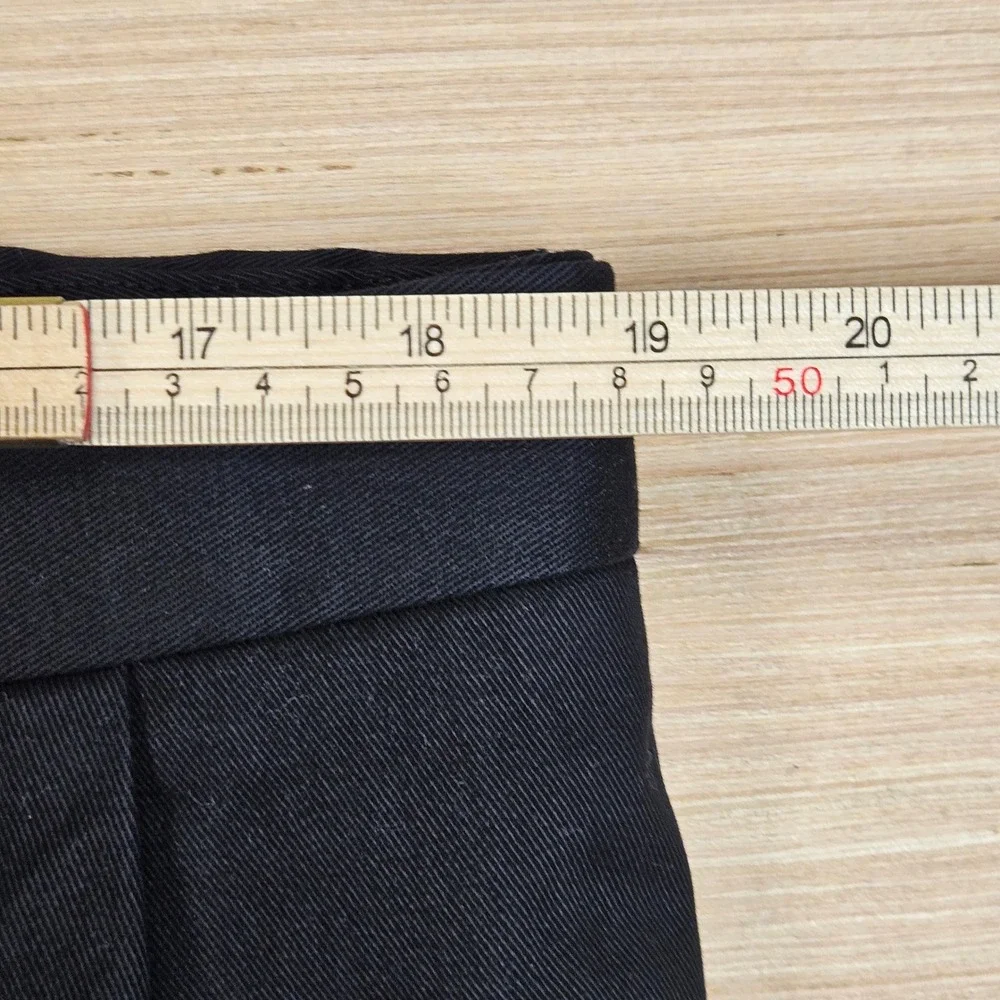 St. John's Bay Worry Free Chino Mens 38x36‎ Black Pleated Comfort Ease Fit NEW